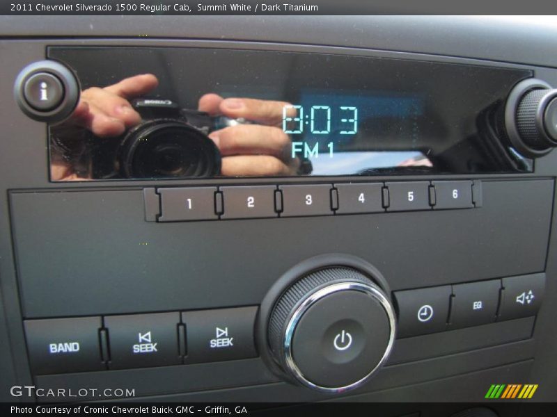 Summit White / Dark Titanium 2011 Chevrolet Silverado 1500 Regular Cab