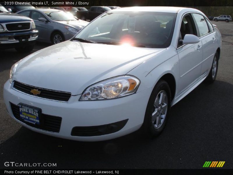 Summit White / Ebony 2010 Chevrolet Impala LT