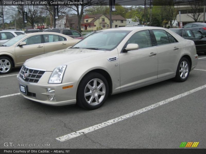 Gold Mist / Cashmere 2008 Cadillac STS 4 V6 AWD