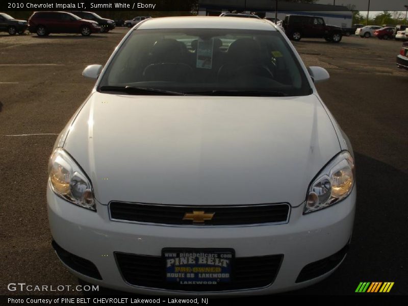 Summit White / Ebony 2010 Chevrolet Impala LT