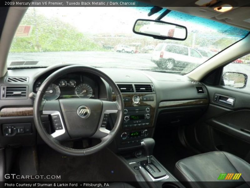 Tuxedo Black Metallic / Dark Charcoal 2009 Mercury Milan V6 Premier