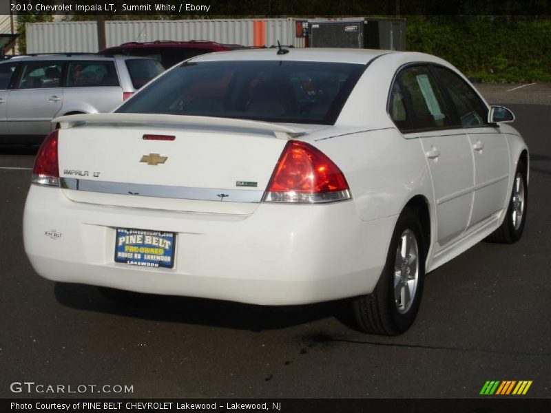 Summit White / Ebony 2010 Chevrolet Impala LT