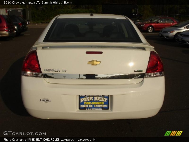 Summit White / Ebony 2010 Chevrolet Impala LT