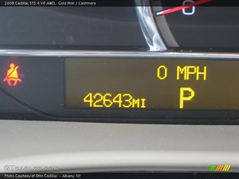 Gold Mist / Cashmere 2008 Cadillac STS 4 V6 AWD