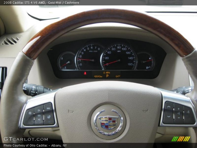 Gold Mist / Cashmere 2008 Cadillac STS 4 V6 AWD