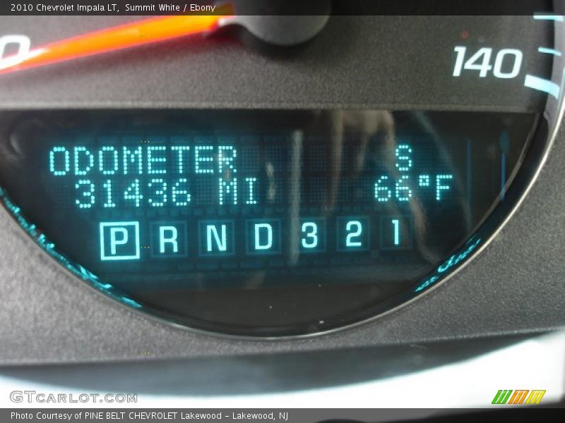 Summit White / Ebony 2010 Chevrolet Impala LT