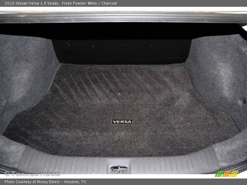 Fresh Powder White / Charcoal 2010 Nissan Versa 1.6 Sedan