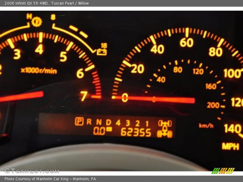 Tuscan Pearl / Willow 2006 Infiniti QX 56 4WD