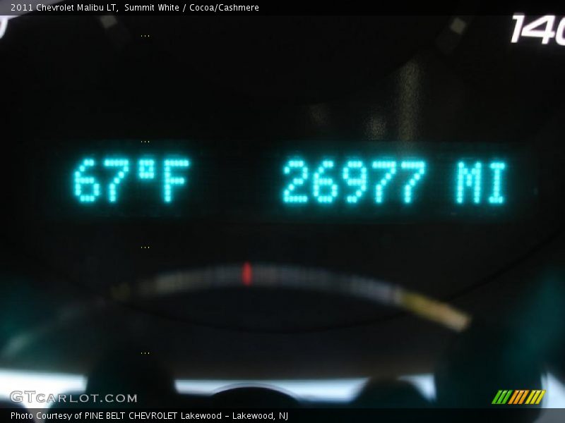 Summit White / Cocoa/Cashmere 2011 Chevrolet Malibu LT