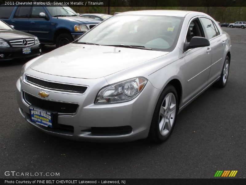 Silver Ice Metallic / Titanium 2011 Chevrolet Malibu LS