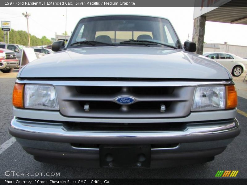Silver Metallic / Medium Graphite 1997 Ford Ranger XLT Extended Cab