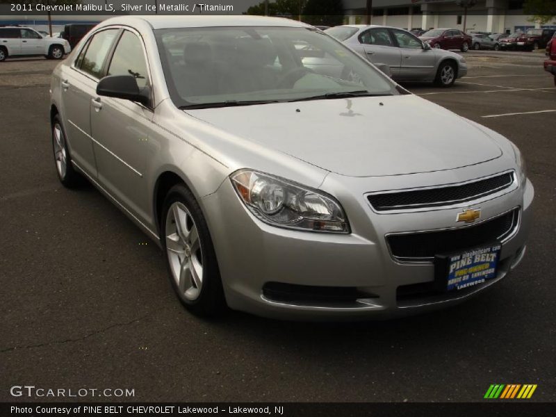 Silver Ice Metallic / Titanium 2011 Chevrolet Malibu LS