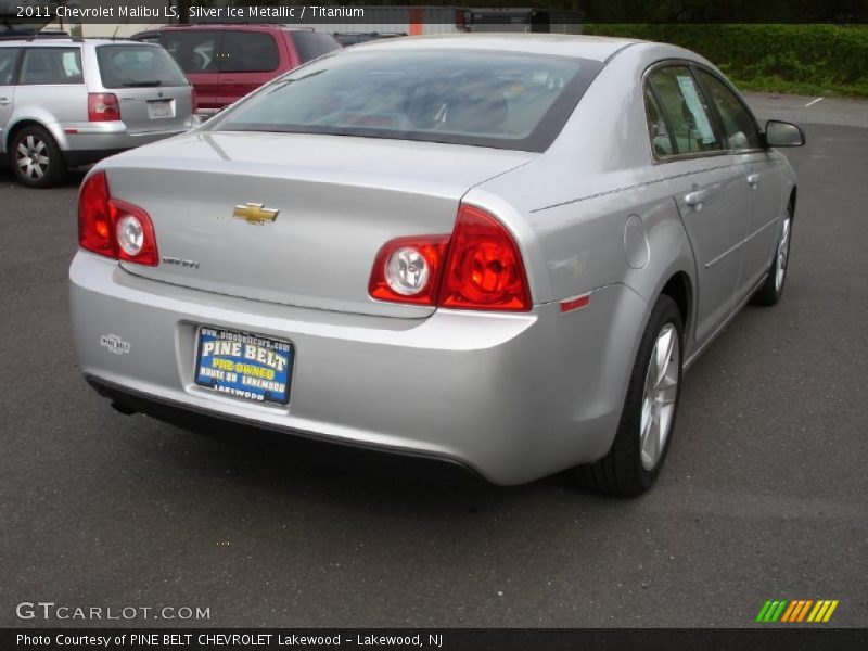 Silver Ice Metallic / Titanium 2011 Chevrolet Malibu LS