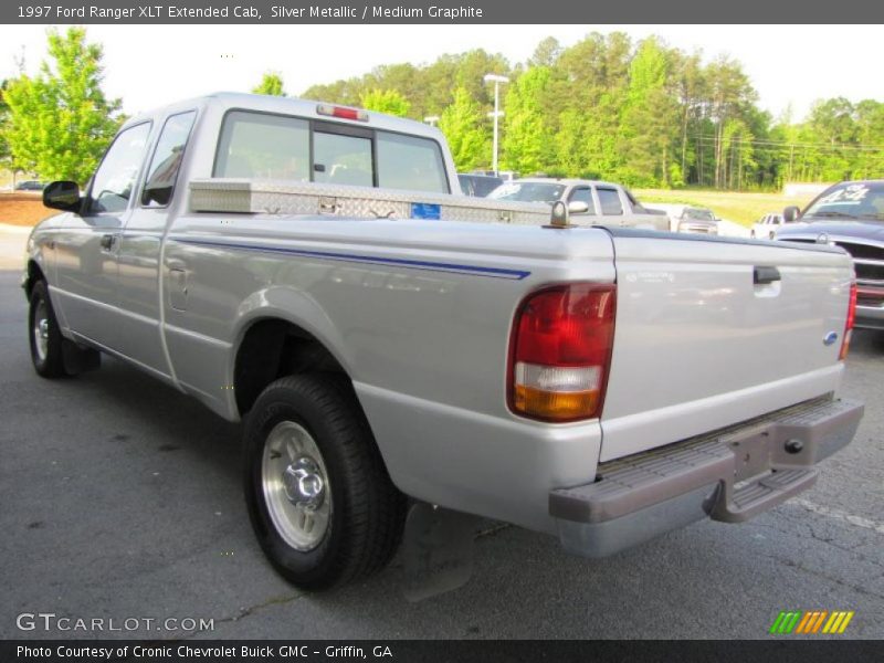 Silver Metallic / Medium Graphite 1997 Ford Ranger XLT Extended Cab