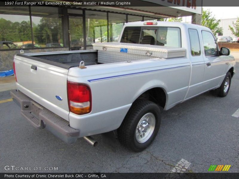 Silver Metallic / Medium Graphite 1997 Ford Ranger XLT Extended Cab