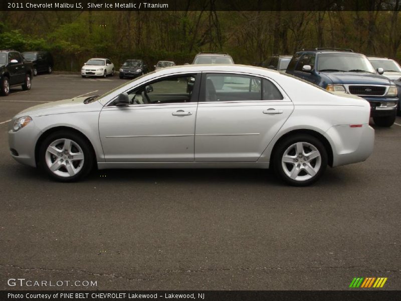 Silver Ice Metallic / Titanium 2011 Chevrolet Malibu LS