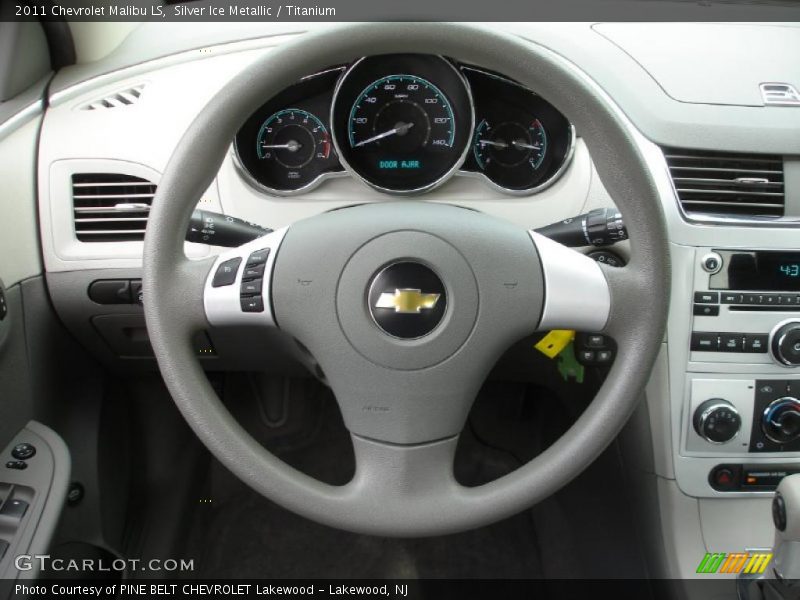 Silver Ice Metallic / Titanium 2011 Chevrolet Malibu LS