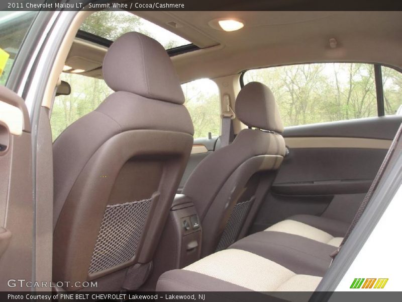 Summit White / Cocoa/Cashmere 2011 Chevrolet Malibu LT