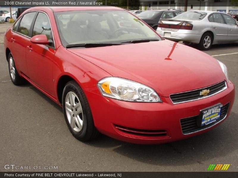 Precision Red / Neutral Beige 2008 Chevrolet Impala LS