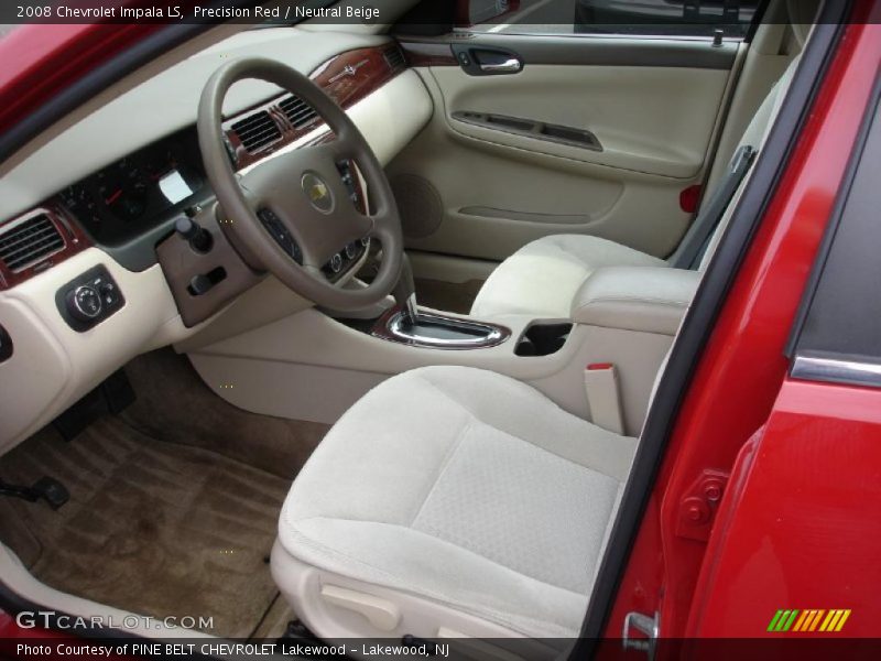 Precision Red / Neutral Beige 2008 Chevrolet Impala LS