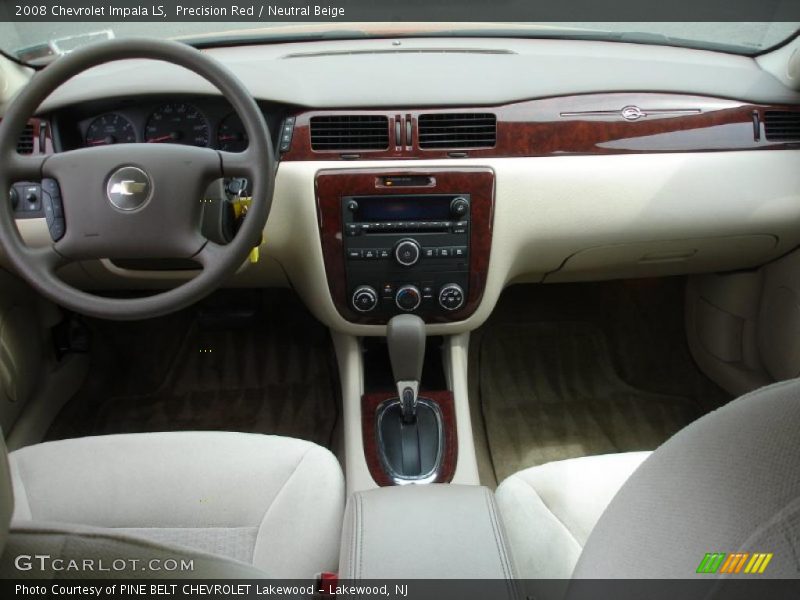 Precision Red / Neutral Beige 2008 Chevrolet Impala LS