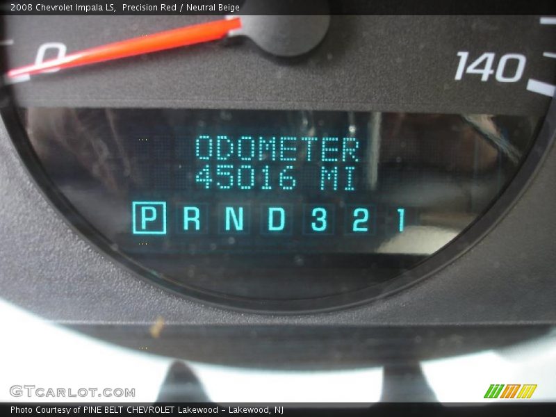 Precision Red / Neutral Beige 2008 Chevrolet Impala LS
