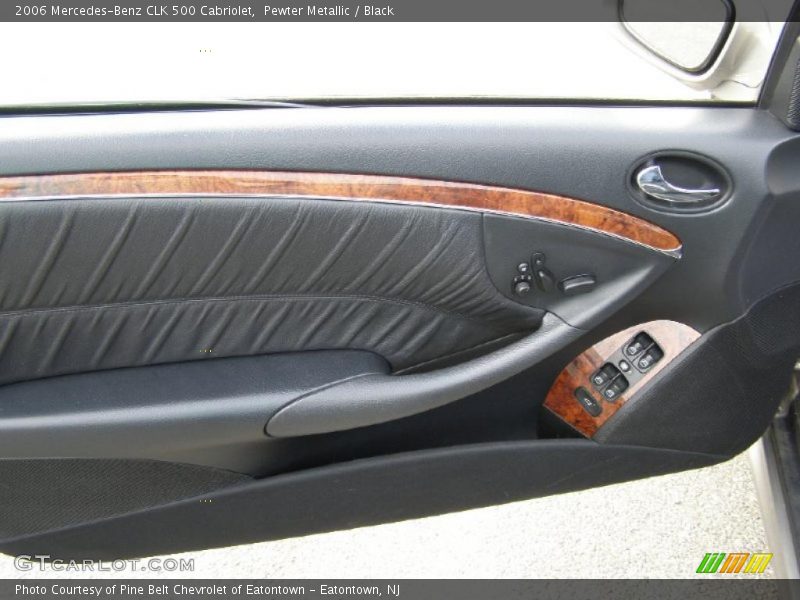 Pewter Metallic / Black 2006 Mercedes-Benz CLK 500 Cabriolet