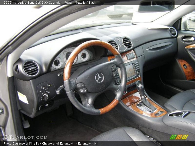 Pewter Metallic / Black 2006 Mercedes-Benz CLK 500 Cabriolet