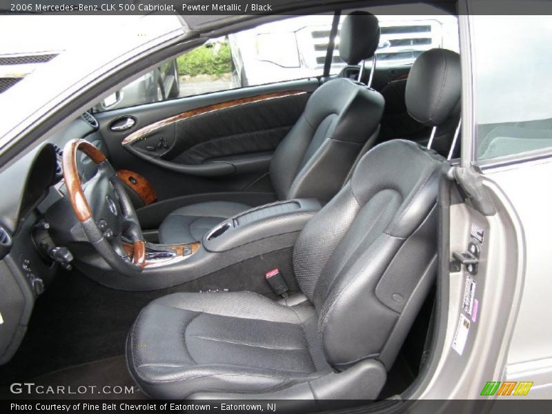 Pewter Metallic / Black 2006 Mercedes-Benz CLK 500 Cabriolet