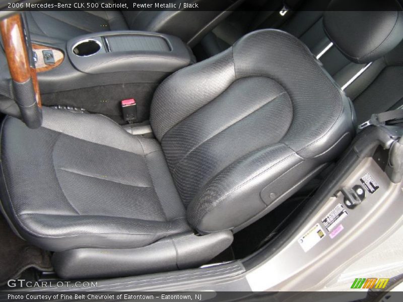 Pewter Metallic / Black 2006 Mercedes-Benz CLK 500 Cabriolet