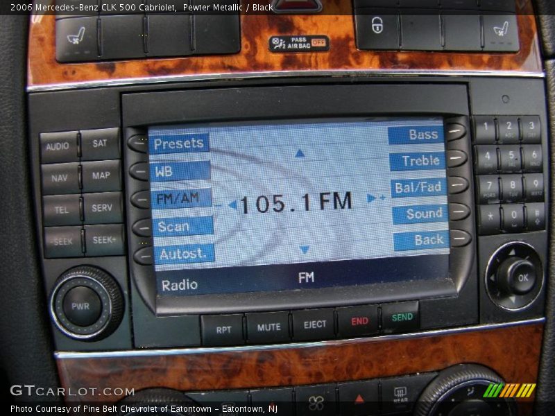 Pewter Metallic / Black 2006 Mercedes-Benz CLK 500 Cabriolet