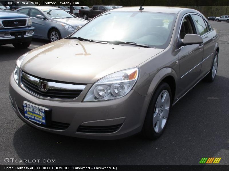 Bronzed Pewter / Tan 2008 Saturn Aura XE