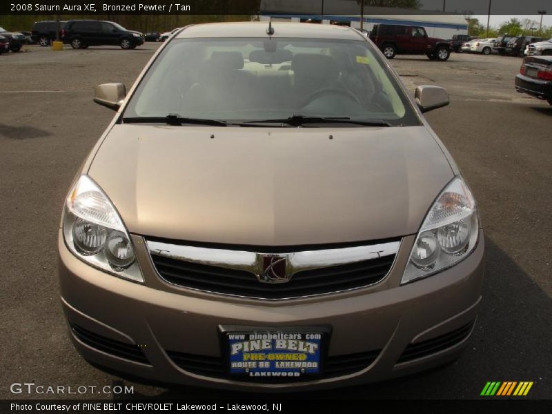 Bronzed Pewter / Tan 2008 Saturn Aura XE
