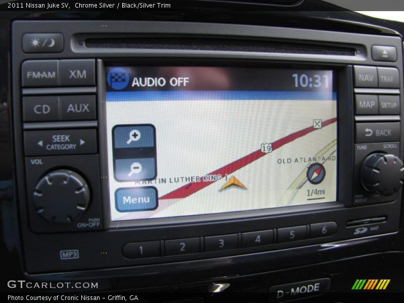 Chrome Silver / Black/Silver Trim 2011 Nissan Juke SV