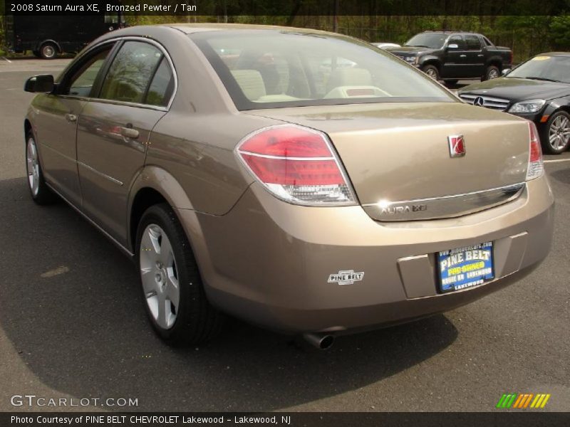Bronzed Pewter / Tan 2008 Saturn Aura XE