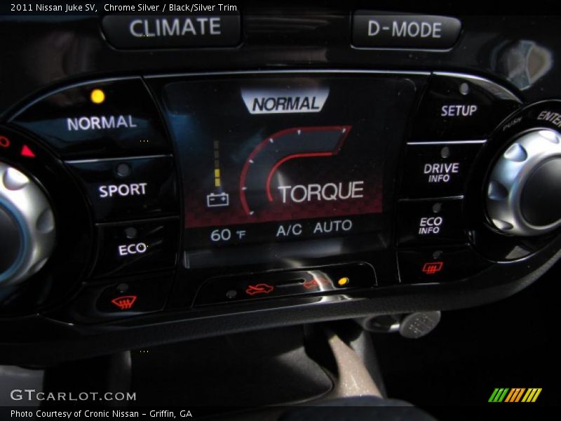 Controls of 2011 Juke SV