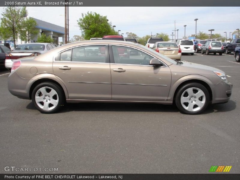 Bronzed Pewter / Tan 2008 Saturn Aura XE