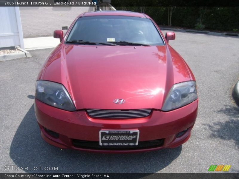 Electric Red / Black/Red 2006 Hyundai Tiburon GT
