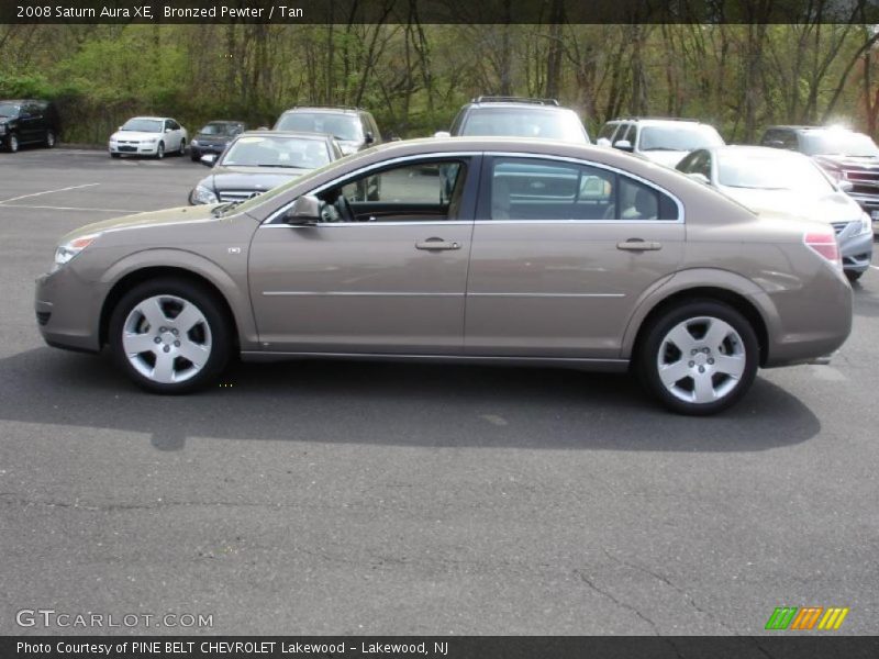 Bronzed Pewter / Tan 2008 Saturn Aura XE
