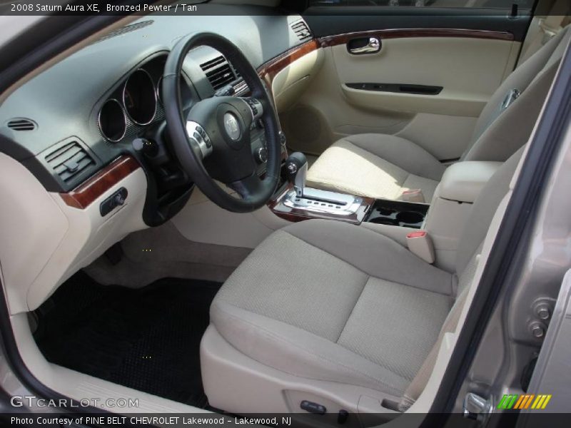 Bronzed Pewter / Tan 2008 Saturn Aura XE