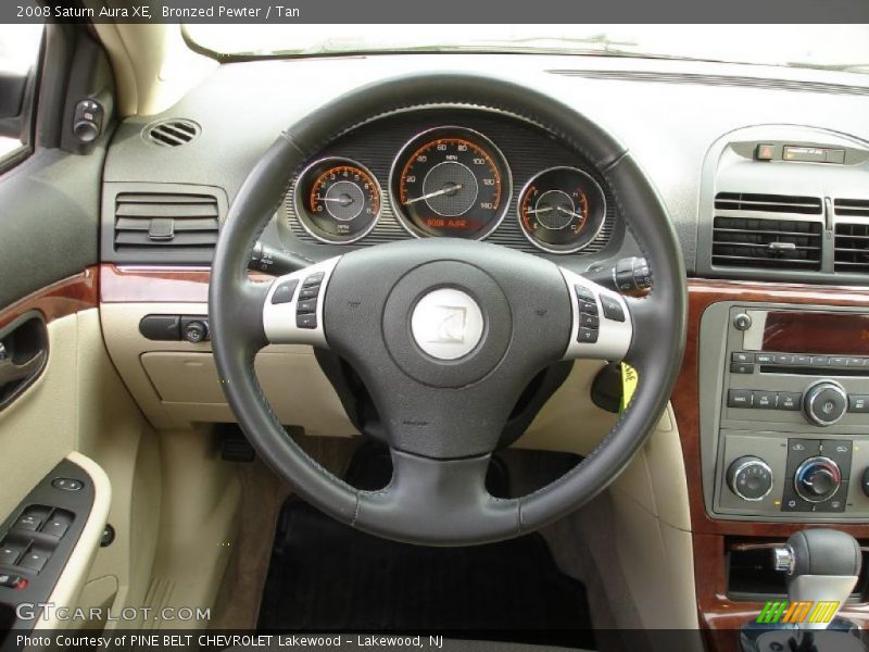 Bronzed Pewter / Tan 2008 Saturn Aura XE