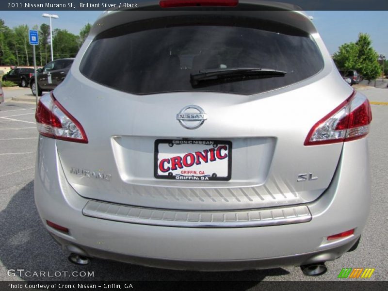 Brilliant Silver / Black 2011 Nissan Murano SL