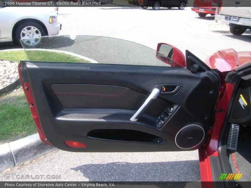 Electric Red / Black/Red 2006 Hyundai Tiburon GT