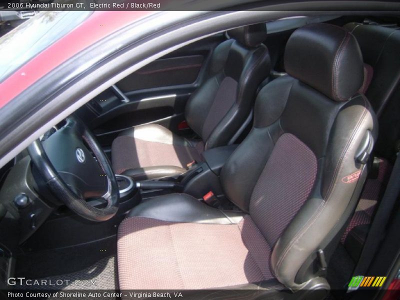  2006 Tiburon GT Black/Red Interior