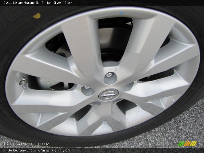 Brilliant Silver / Black 2011 Nissan Murano SL