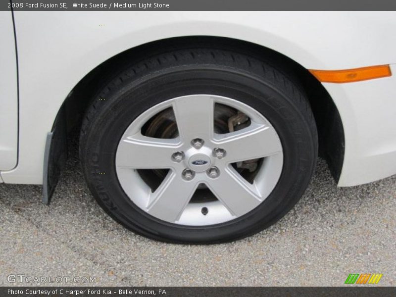 White Suede / Medium Light Stone 2008 Ford Fusion SE