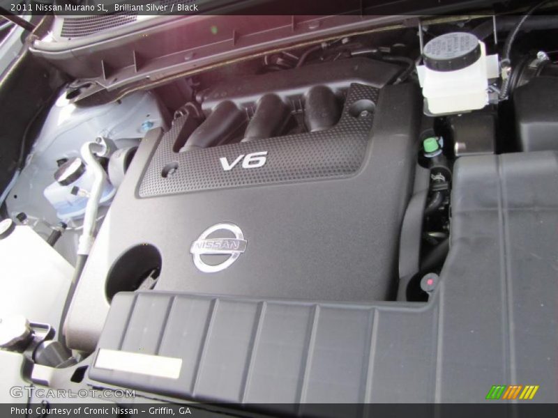 Brilliant Silver / Black 2011 Nissan Murano SL