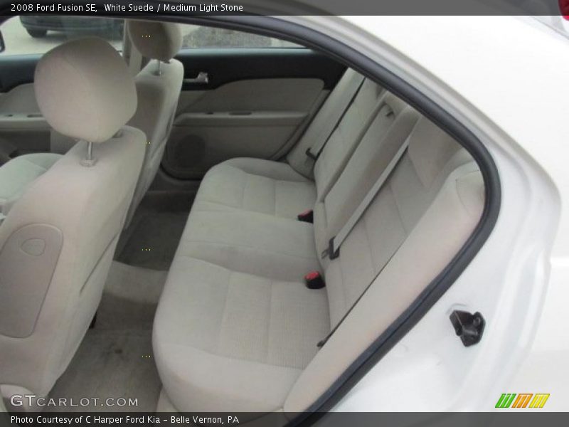 White Suede / Medium Light Stone 2008 Ford Fusion SE