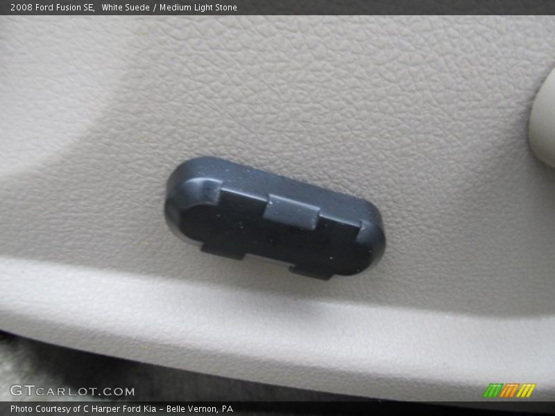 White Suede / Medium Light Stone 2008 Ford Fusion SE