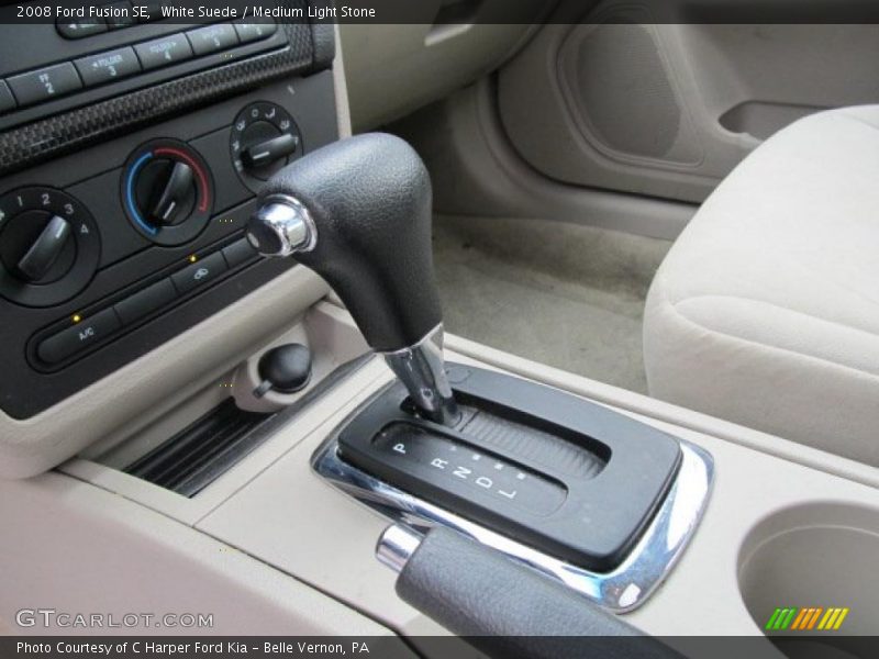 White Suede / Medium Light Stone 2008 Ford Fusion SE